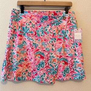 Stella Parker Sport Magical Floral Skort Medium NWT UPF 50
